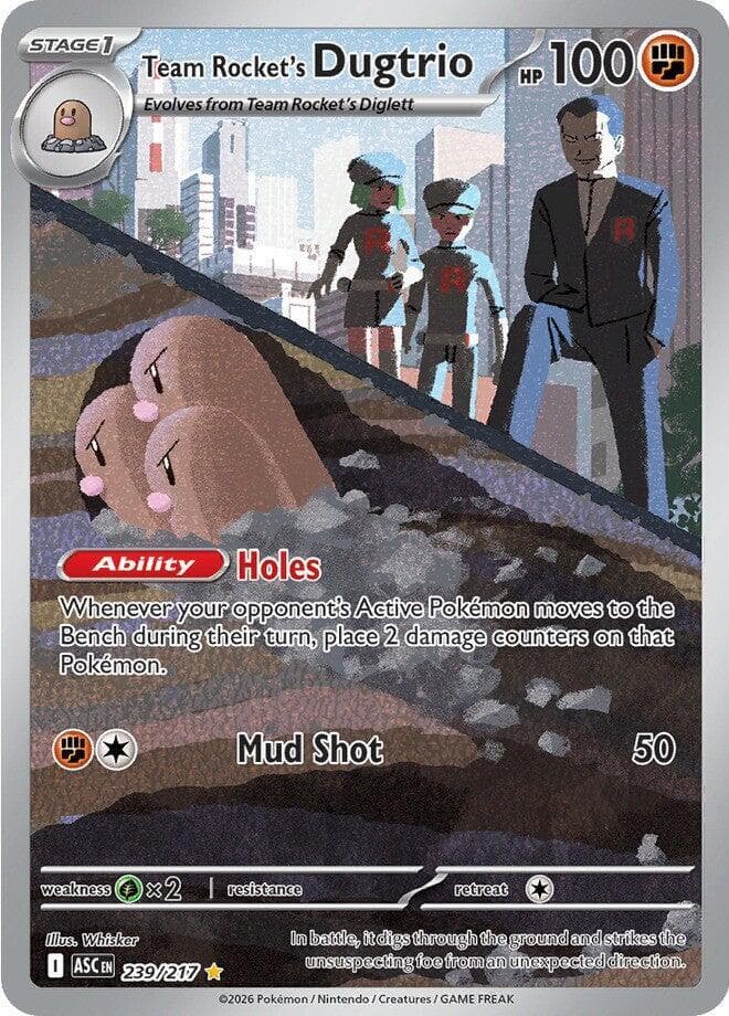 Team Rocket's Dugtrio - Ascended-Heroes