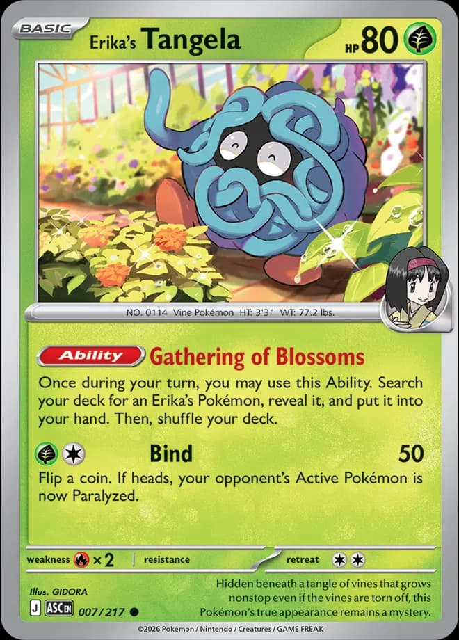 Erika's Tangela  - Ascended-Heroes