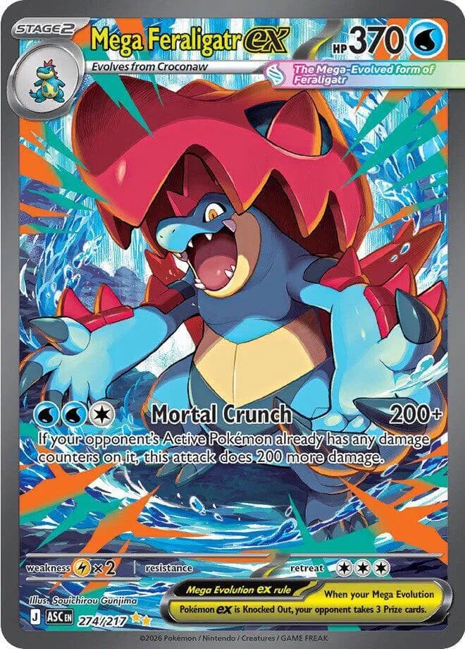 Mega Feraligatr ex  - Ascended-Heroes