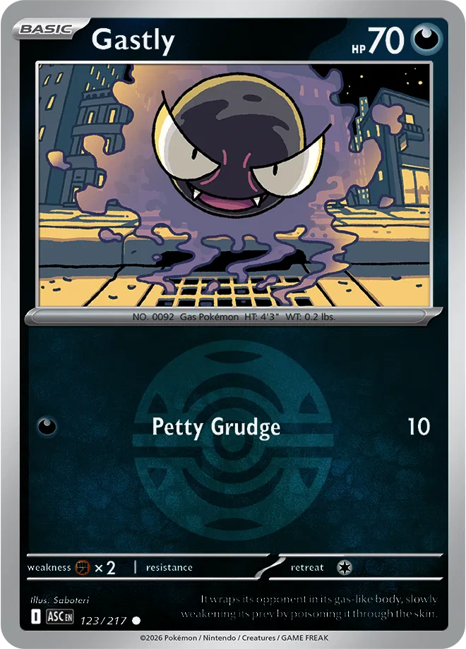 Gastly (Dusk Ball)  - Ascended-Heroes