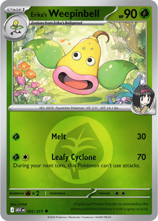 Erika's Weepinbell (Energy Symbol Pattern)  - Ascended-Heroes