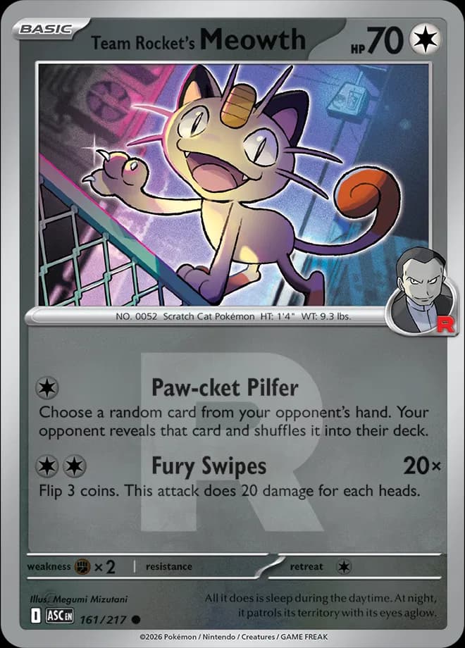 Team Rocket's Meowth (Team Rocket)  - Ascended-Heroes