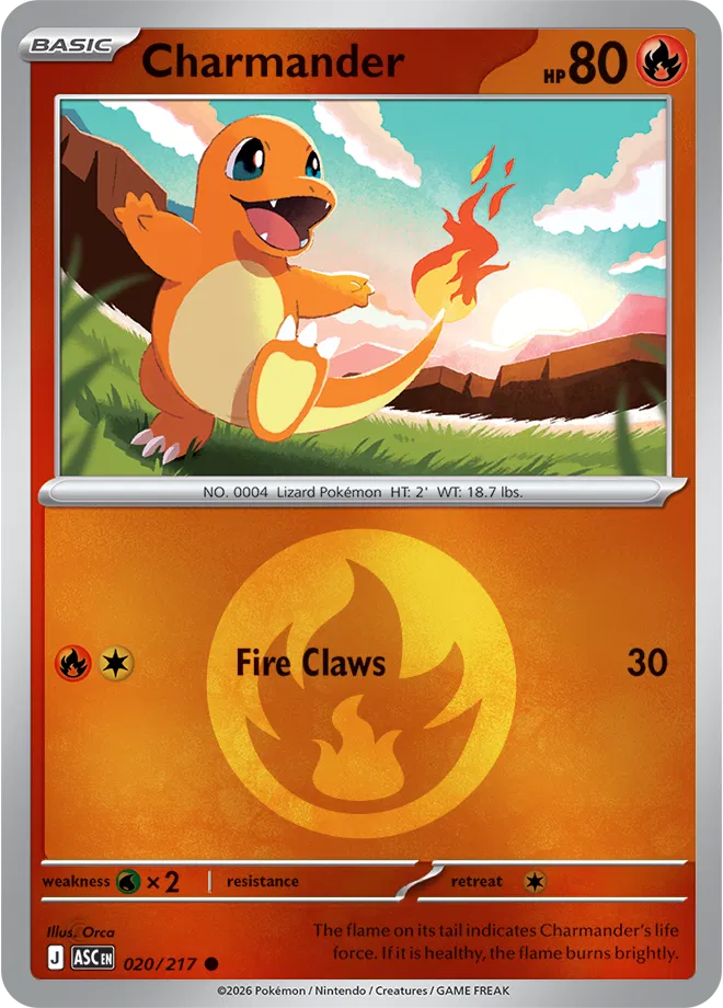 Charmander (Energy Symbol Pattern)  - Ascended-Heroes