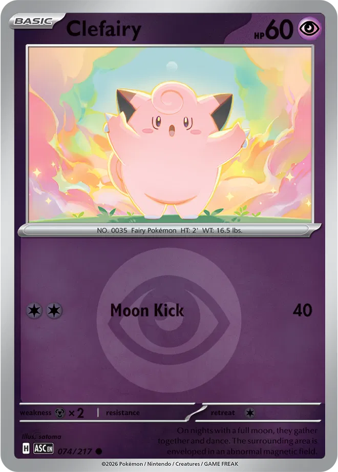 Clefairy (Energy Symbol Pattern)  - Ascended-Heroes