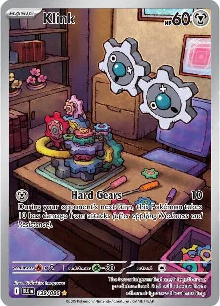 Klink  - Black-Bolt Pokemon card