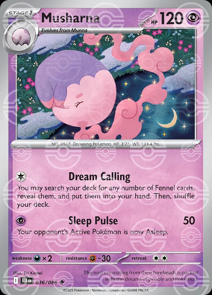 Musharna (Poke Ball Pattern)  - Black-Bolt