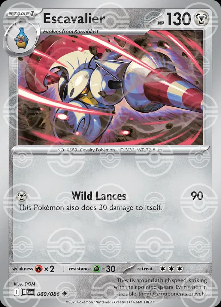 Escavalier (Poke Ball Pattern)  - Black-Bolt