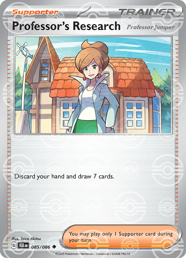 Professor's Research (Poke Ball Pattern)  - Black-Bolt