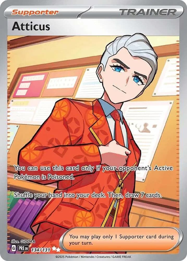 Atticus - Prismatic-Evolutions Pokemon card