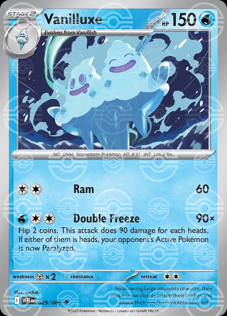 Vanilluxe (Poke Ball Pattern)  - White-Flare
