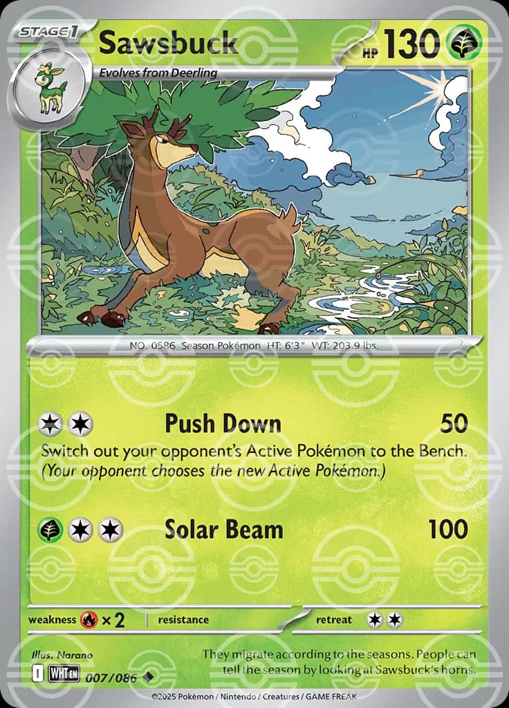 Sawsbuck (Poke Ball Pattern)  - White-Flare