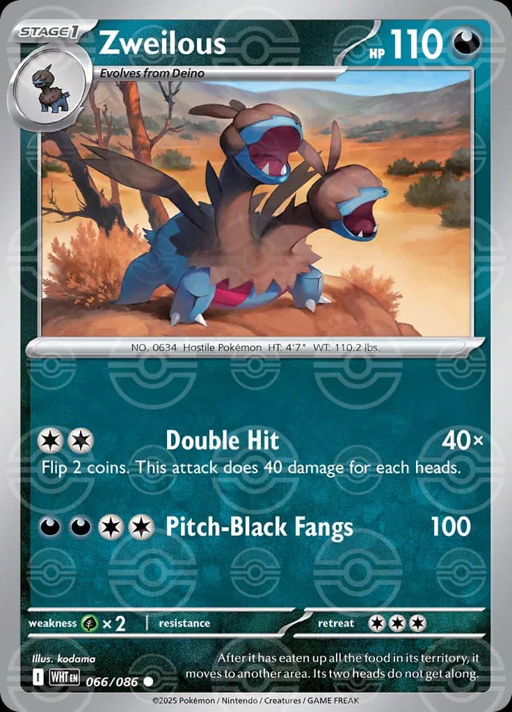 Zweilous (Poke Ball Pattern)  - White-Flare