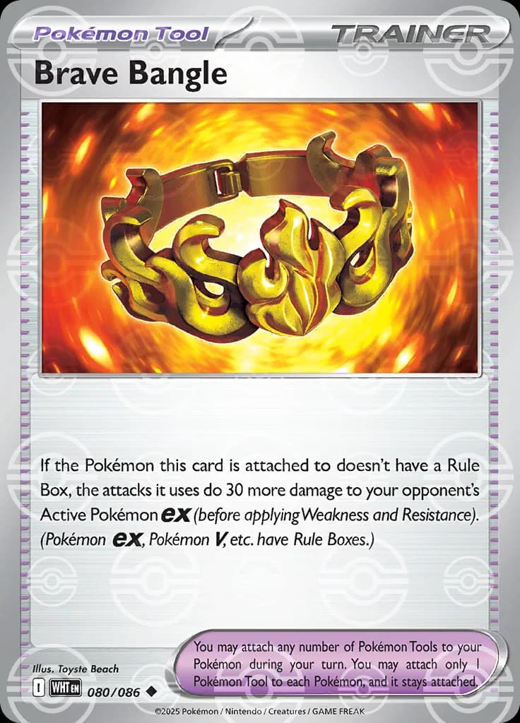 Brave Bangle (Poke Ball Pattern)  - White-Flare