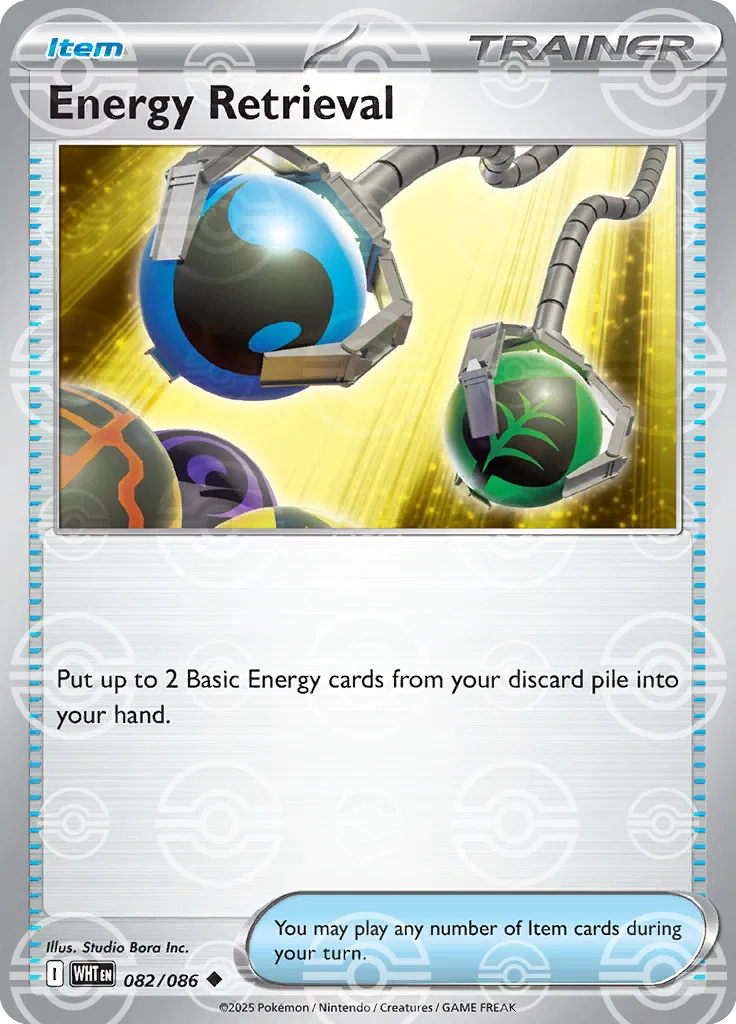 Energy Retrieval (Poke Ball Pattern)  - White-Flare