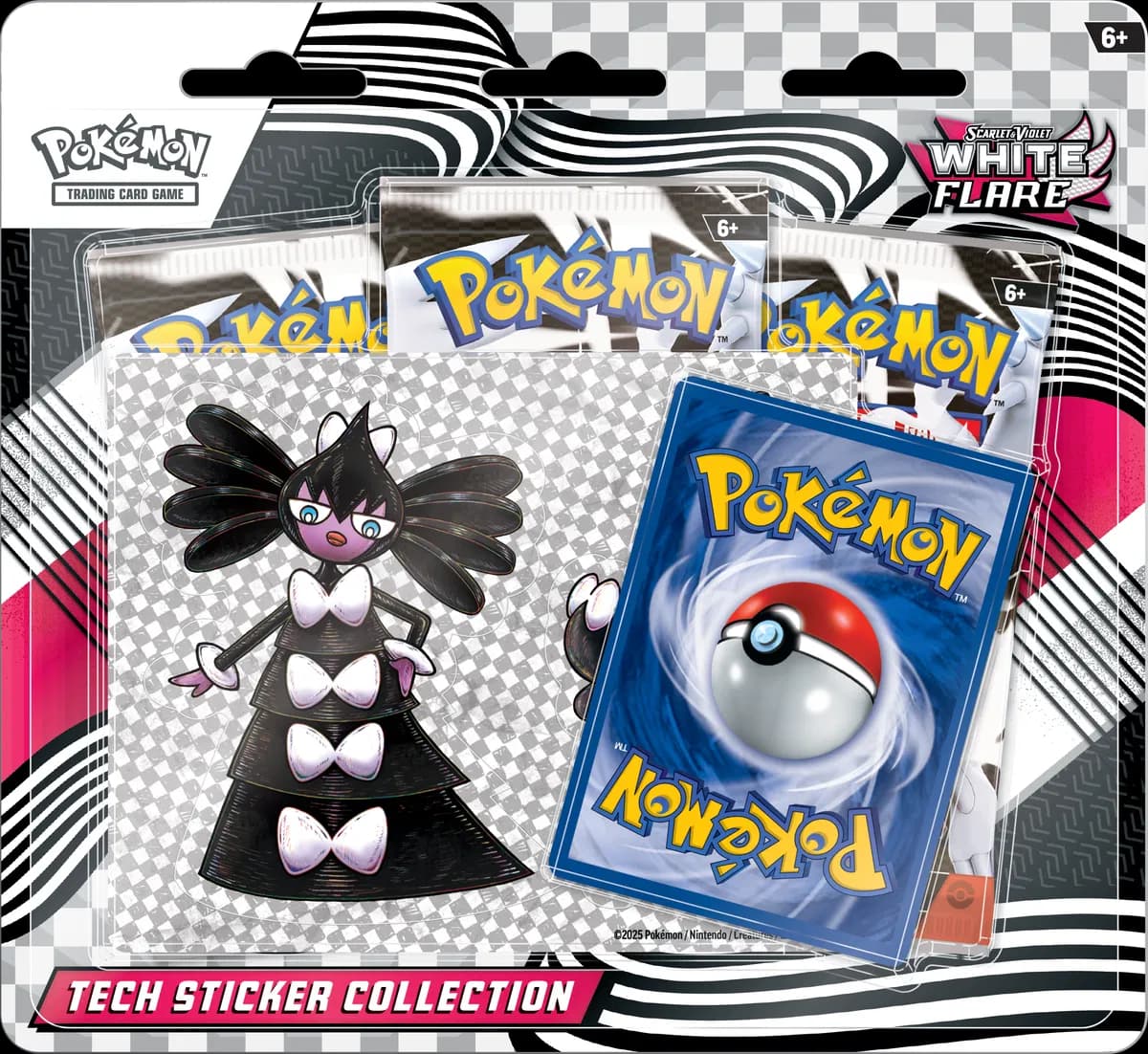 White Flare Tech Sticker Collection